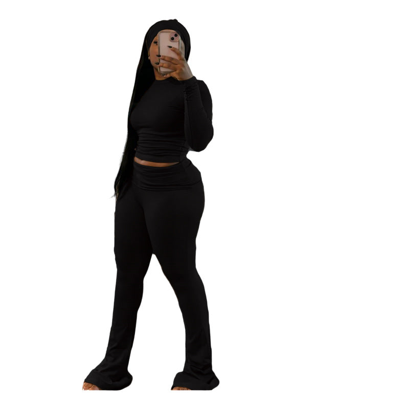 Tight-fitting Solid Color Sexy Slim Elastic Suits