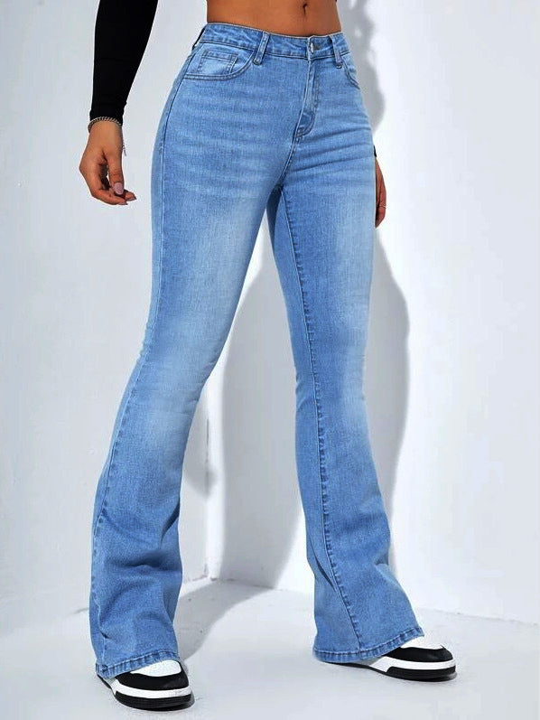 Straight Slim Fit Slimming Versatile Stretch Jeans
