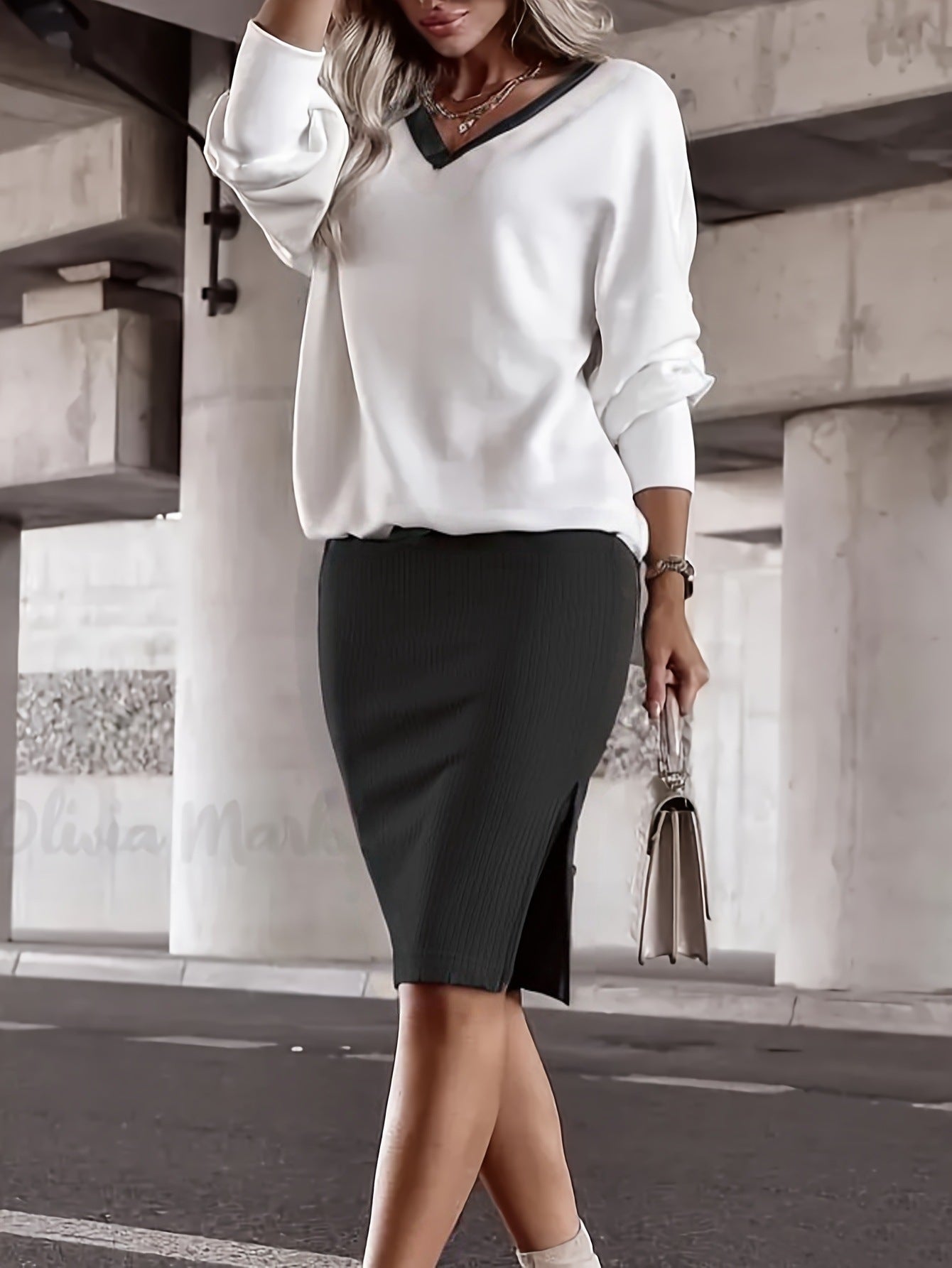 Women's Fashion Wear Outing Casual Loose Sweatshirt Suits