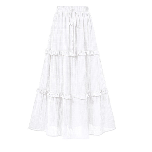 Women's Commute A- Line Pleated Summer Loose Skirts