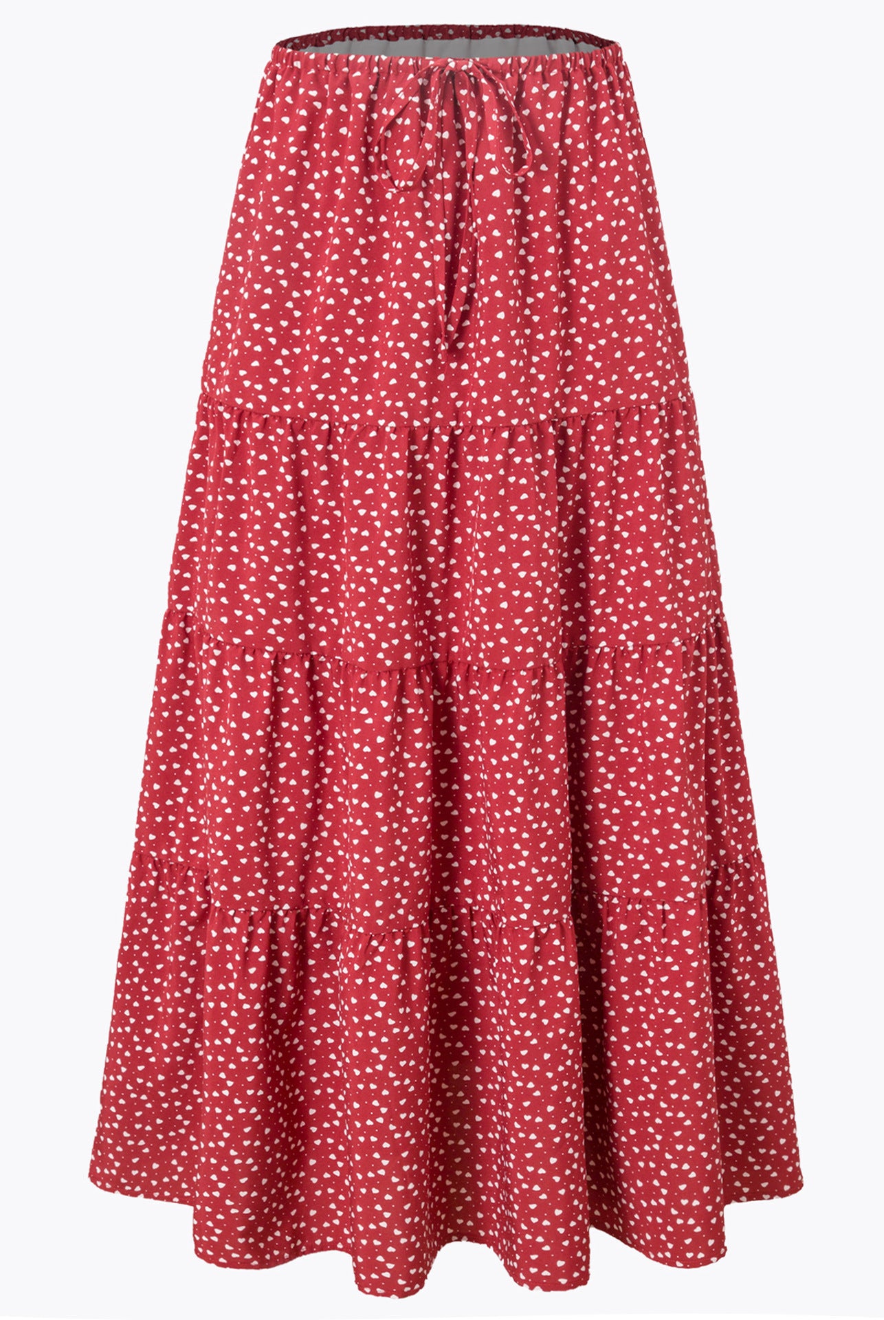 Women's Waist Elastic Large Swing Loose Patchwork Skirts