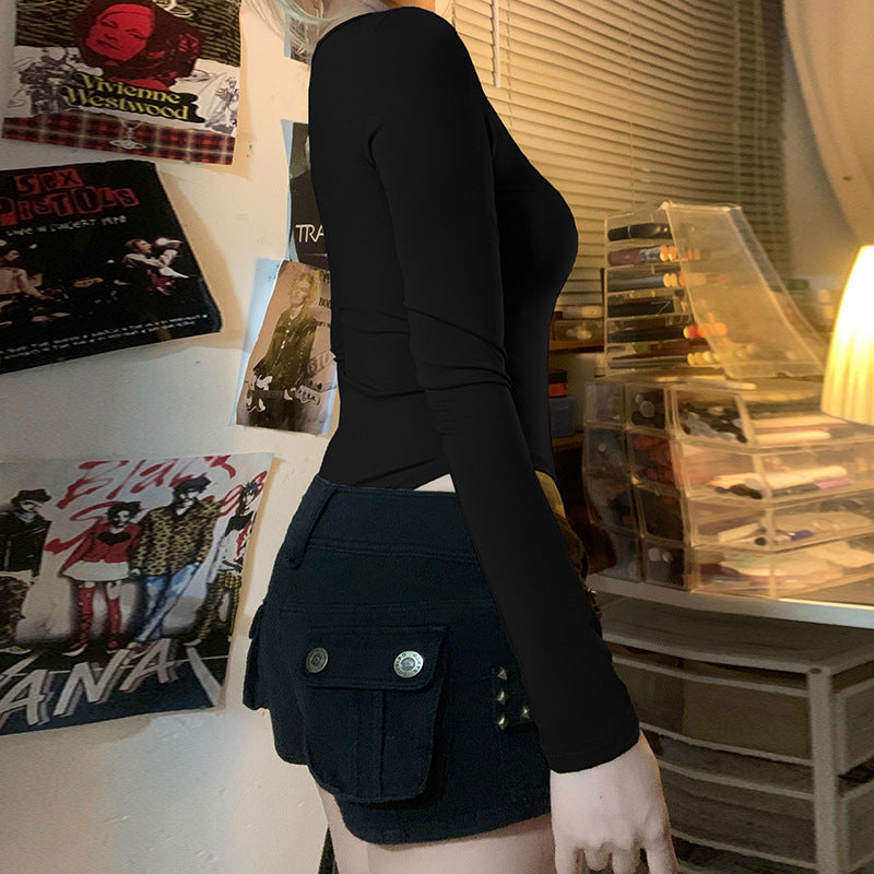 Sweet Spicy Style Lace Bow Tight-fitting Cinched Jumpsuits