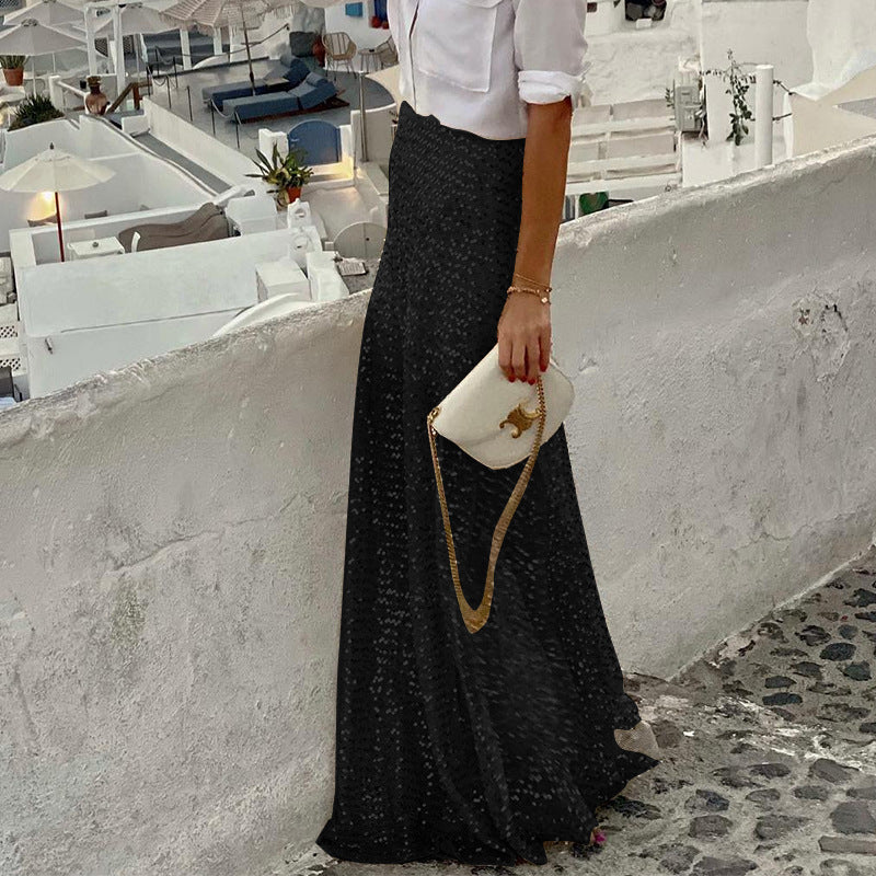 Women's Popular Sequins Long Sequin Dress Skirts