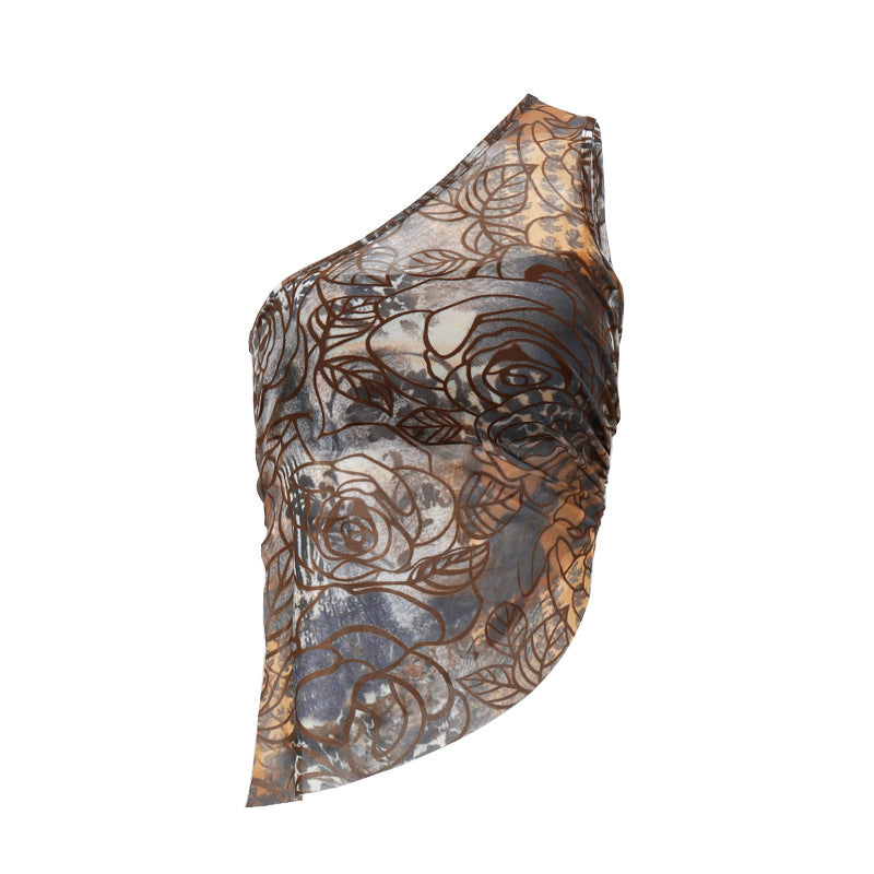 Women's Summer Fashion Sexy Hot Vintage Printed Tops