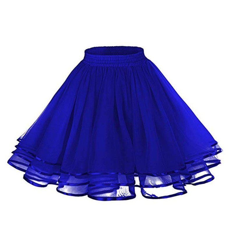 Crinoline Boneless Soft Veil Daily Ribbon Skirts