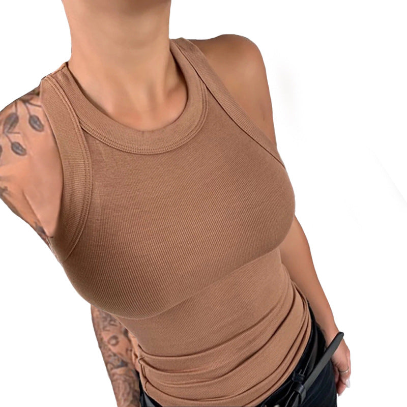 Women's Summer Printed For Sexy Round Neck Tops