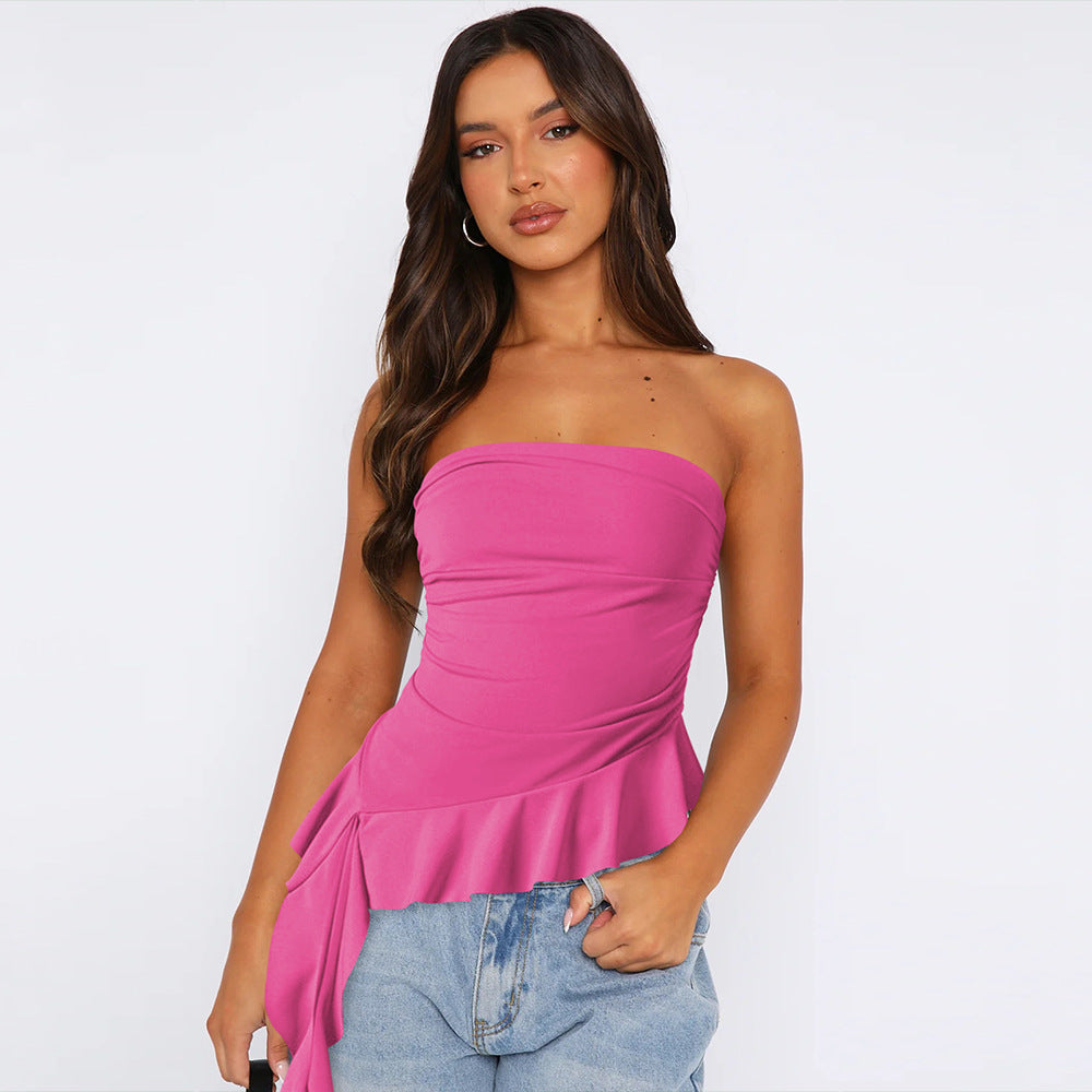 Women's Slim Fit Hot High-grade Outer Wear Tassel Tops