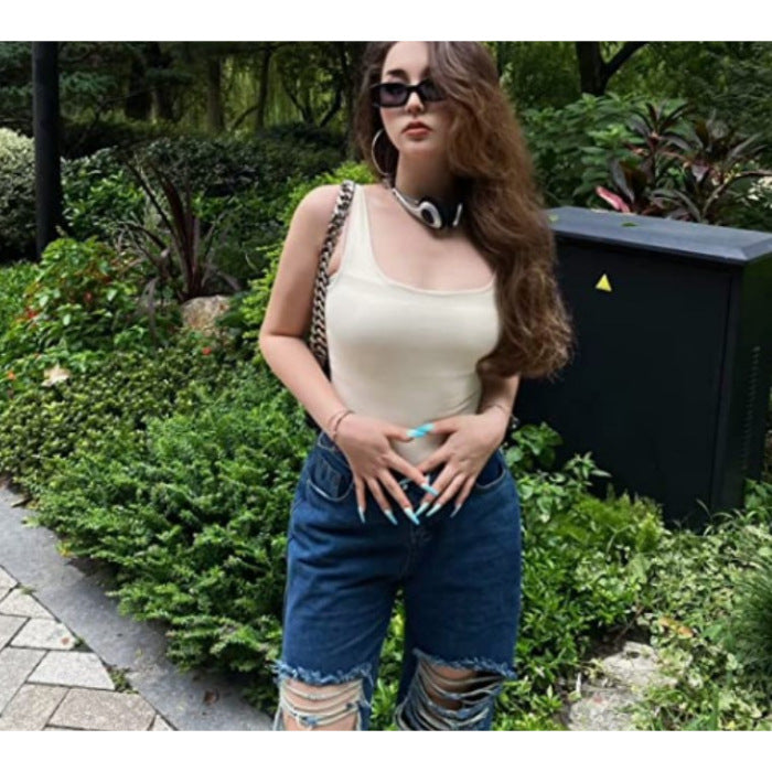 Women's Graceful Casual Summer Sleeveless Tight Jumpsuits