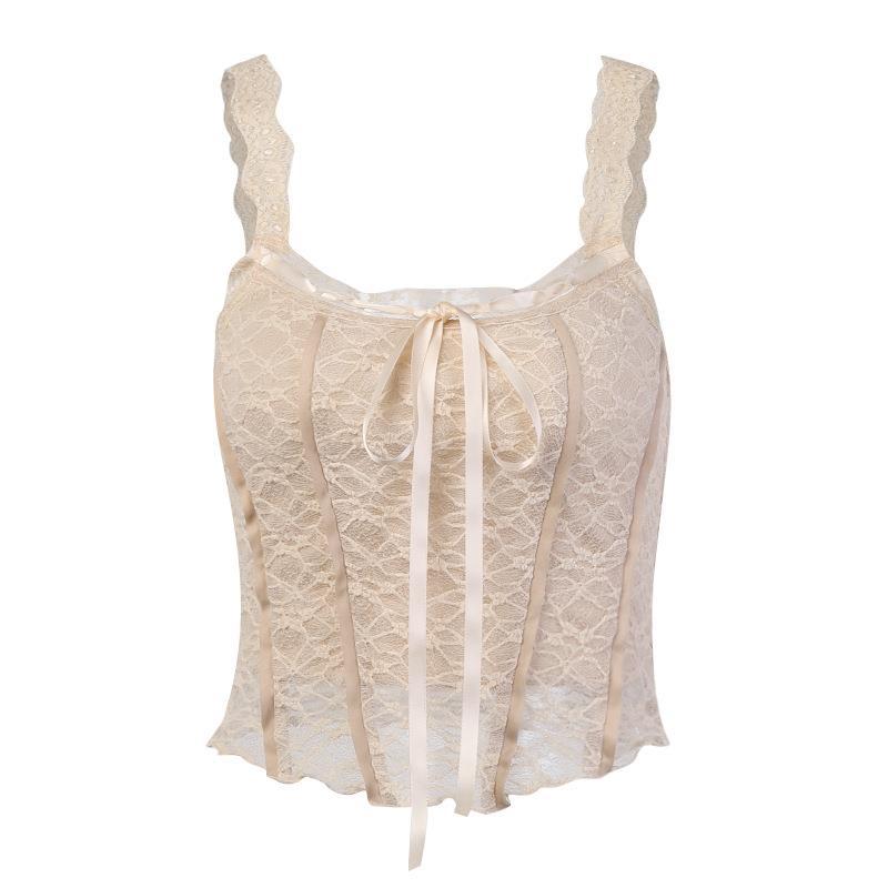 Women's Fashion Outwear Summer Solid Color Inner Wear Sling Slim Tops