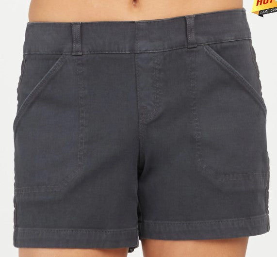 Simple Pocket Hip Lifting High Elastic Shorts