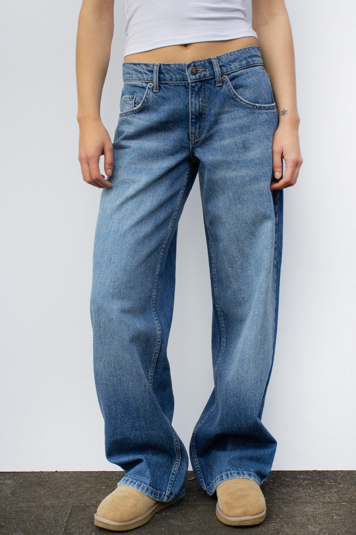 Women's Popular Versatile Simple Denim Trousers Jeans