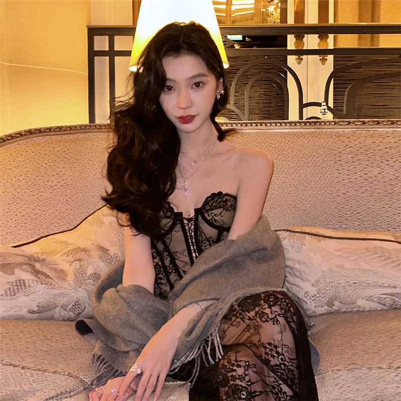Women's Autumn Solid Color Slim Tube Fashion Suits