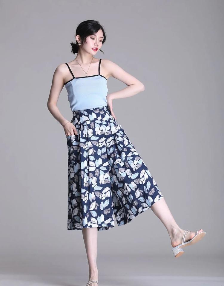 Women's Culottes Summer Loose Korean Style High Pants