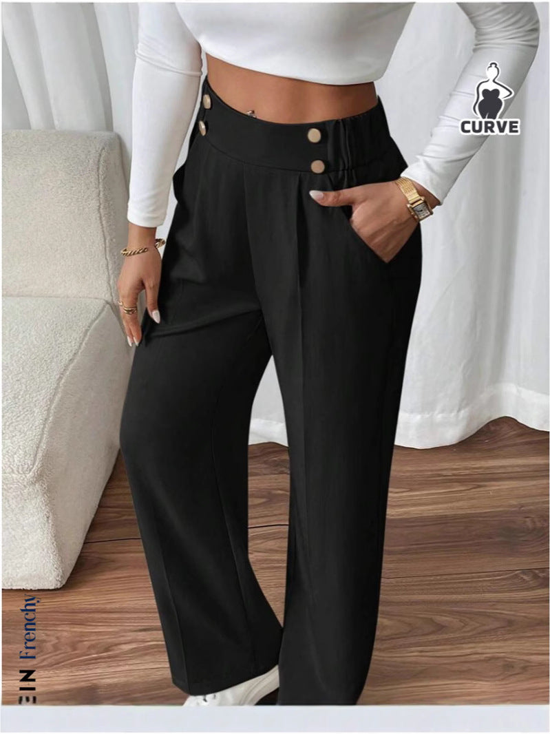 Women's Cropped Spring Korean Style Smoke Tube Harem Pants