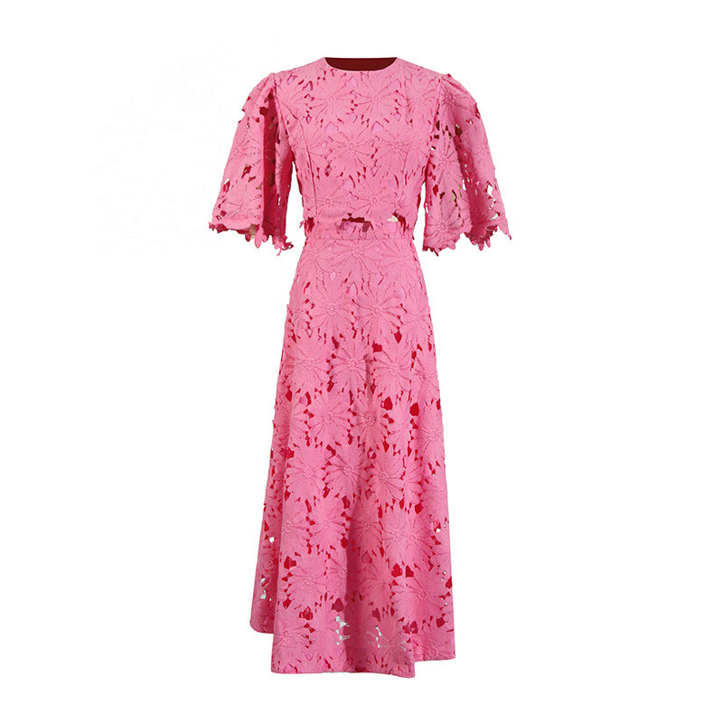 Women's Fashionable Elegant Style Two-piece Round Neck Suits