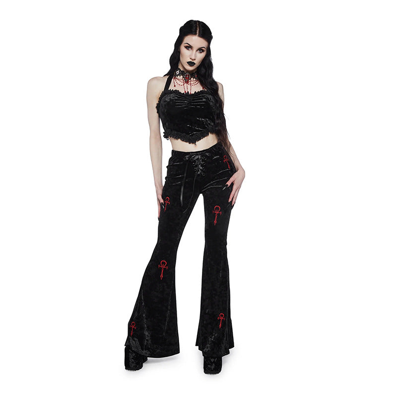 Women's Autumn Halloween Temperament Leisure Slim Fit Pants