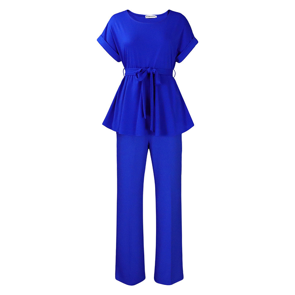 Women's High Waist Wide Leg Fashion Casual Suits