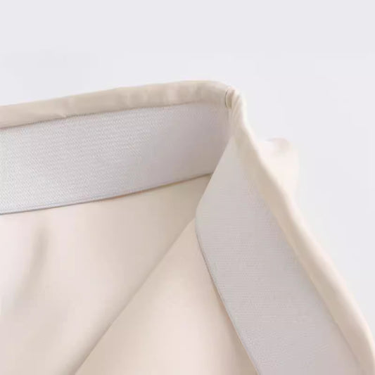 Women's Summer French Fashion Silk Satin Texture Skirts