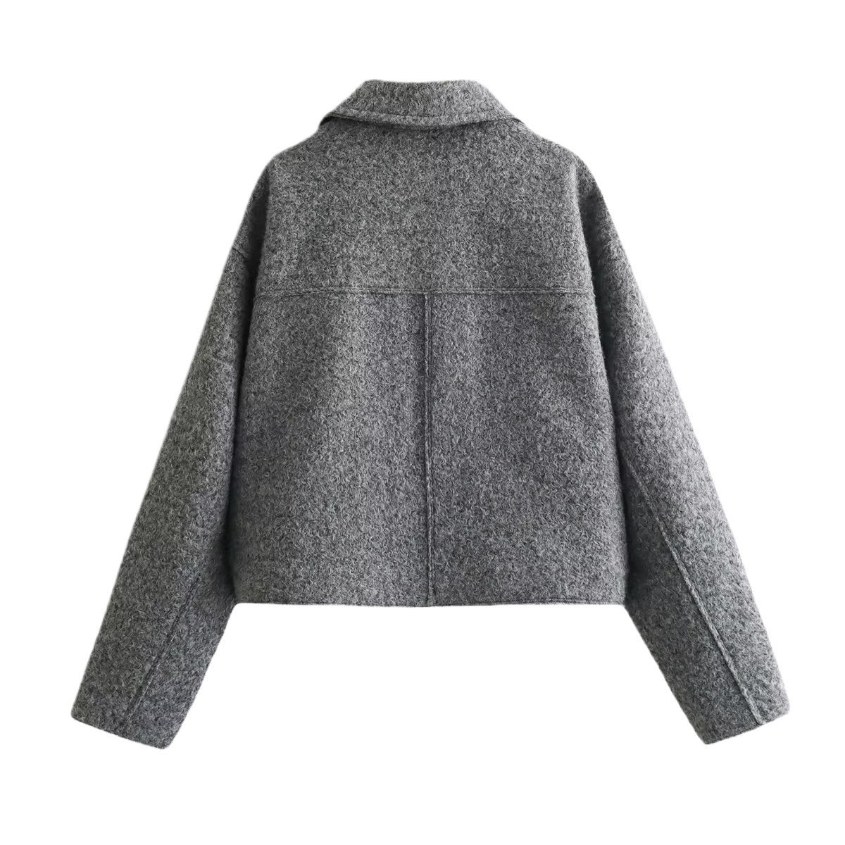 Women's Autumn Street Fashion Bead Leather Coats