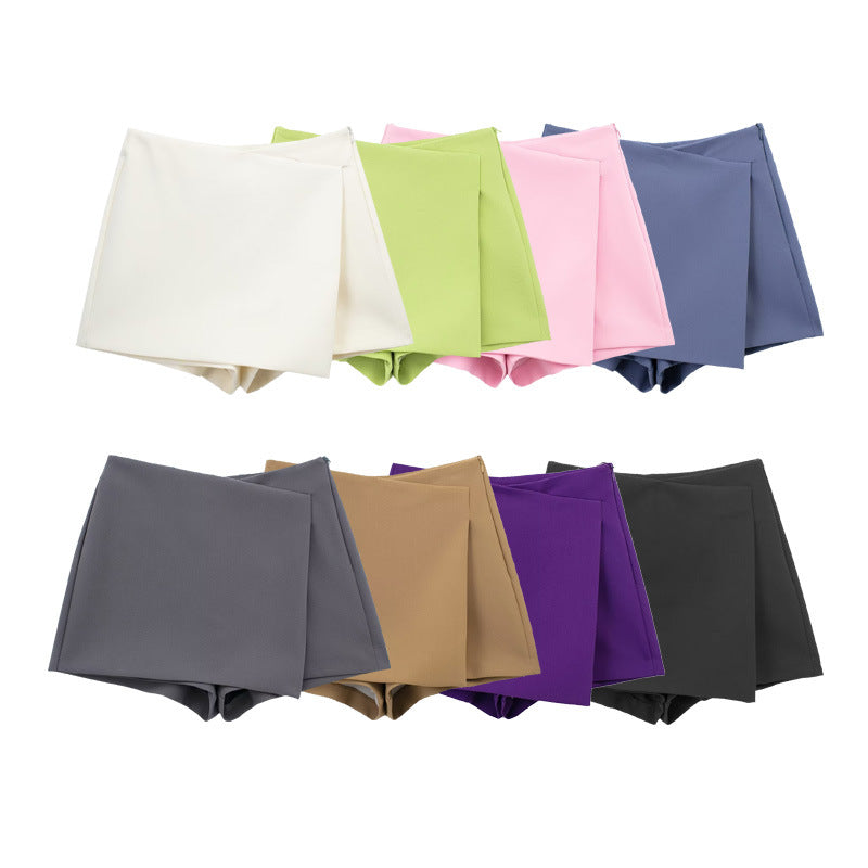 Women's Pretty Glamorous Fashion Casual Asymmetric Shorts