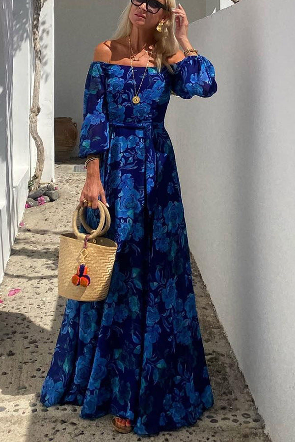 Sexy Printed Large Swing Maxi Dress Dresses
