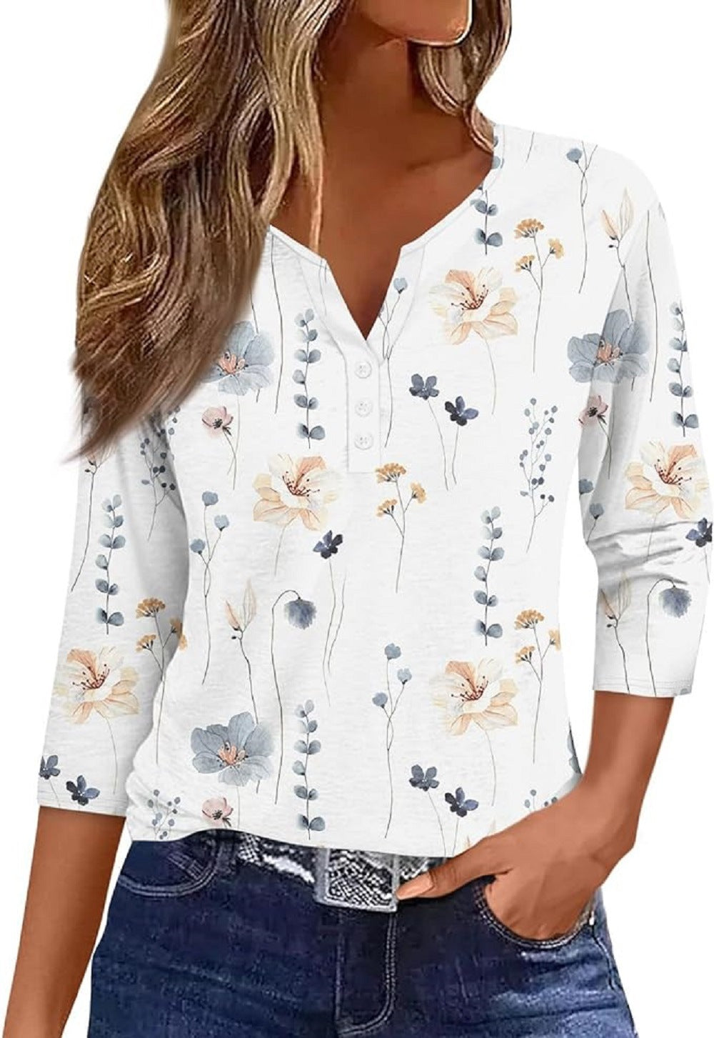Women's New T-shirt Printed Short-sleeved Source Blouses