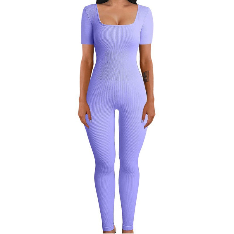 Women's Square Collar Hip Raise Slim Fit Suits