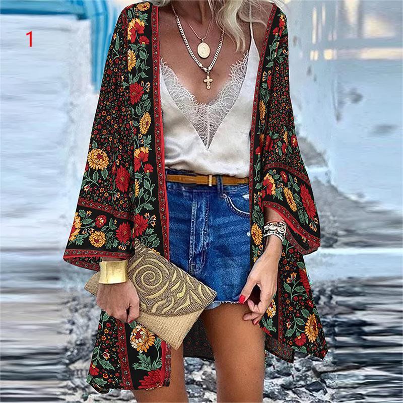 Women's Casual Fashion Trend Vacation Batwing Long Blouses