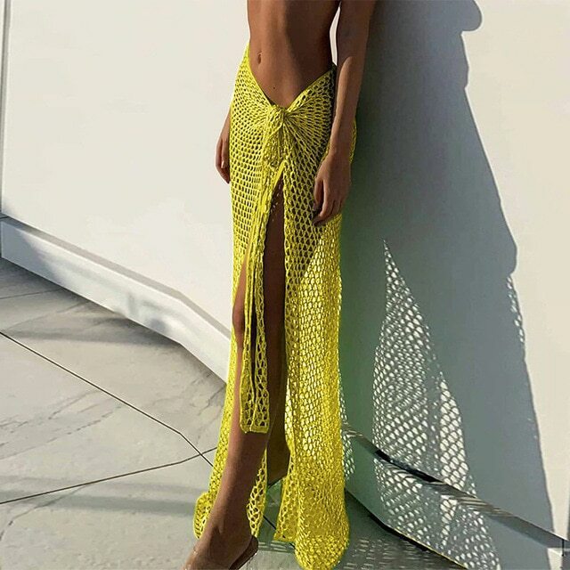 Beach Dress Knitted Holiday Strap Towel Blouses