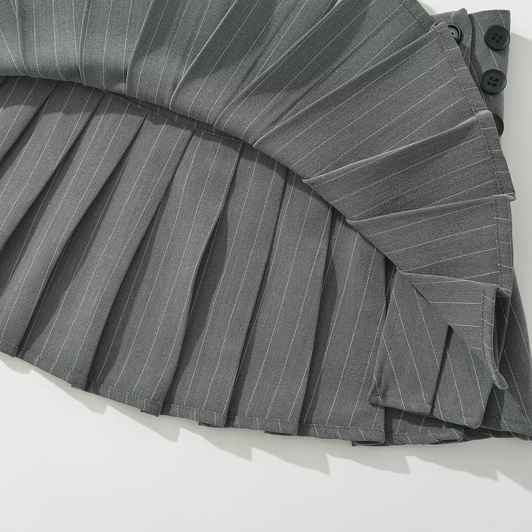 Women's Waist Sexy Slimming Mini American College Skirts