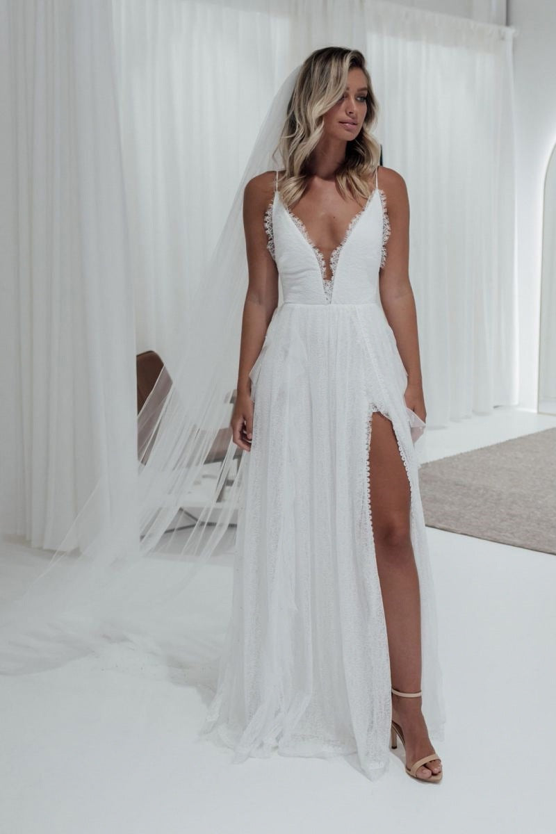 Women's Dress Lace Sexy Backless Mopping Formal Dresses