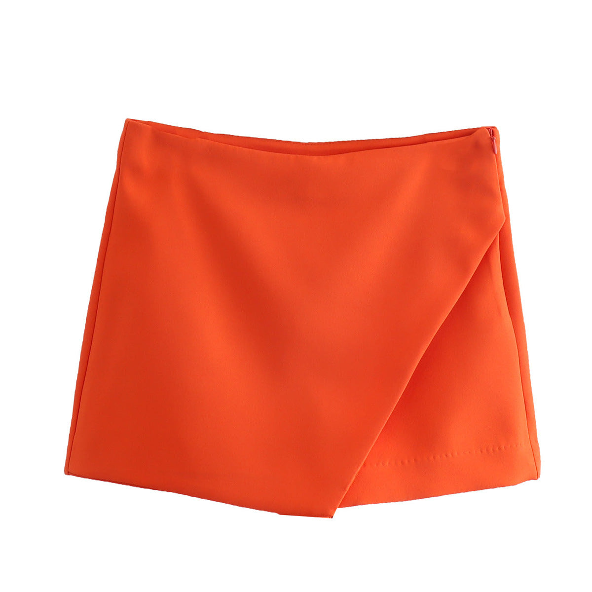 Women's Fashion Solid Color Casual Irregular High Shorts