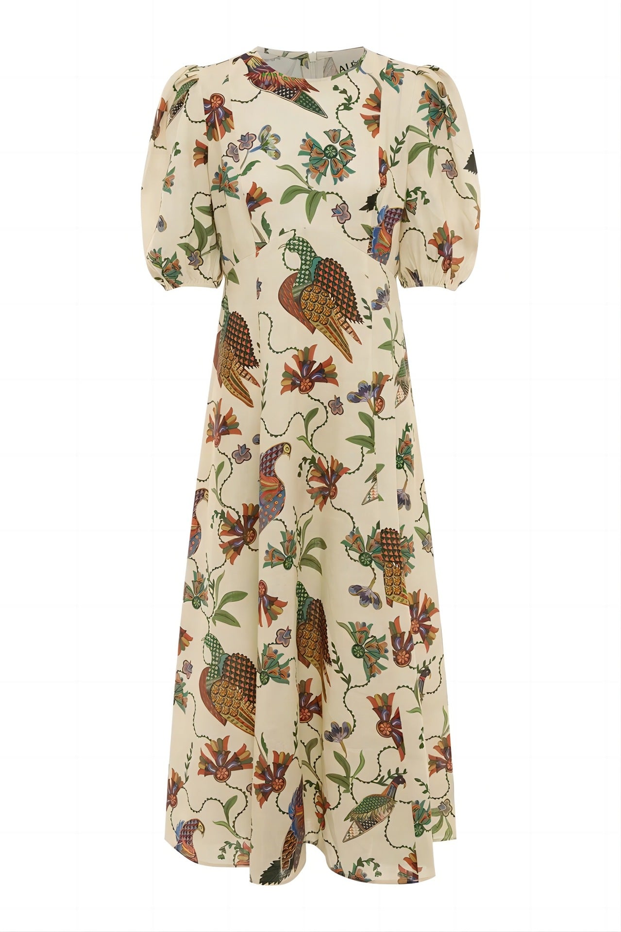 Personalized Fashion Hundred Birds Print Slim Dresses