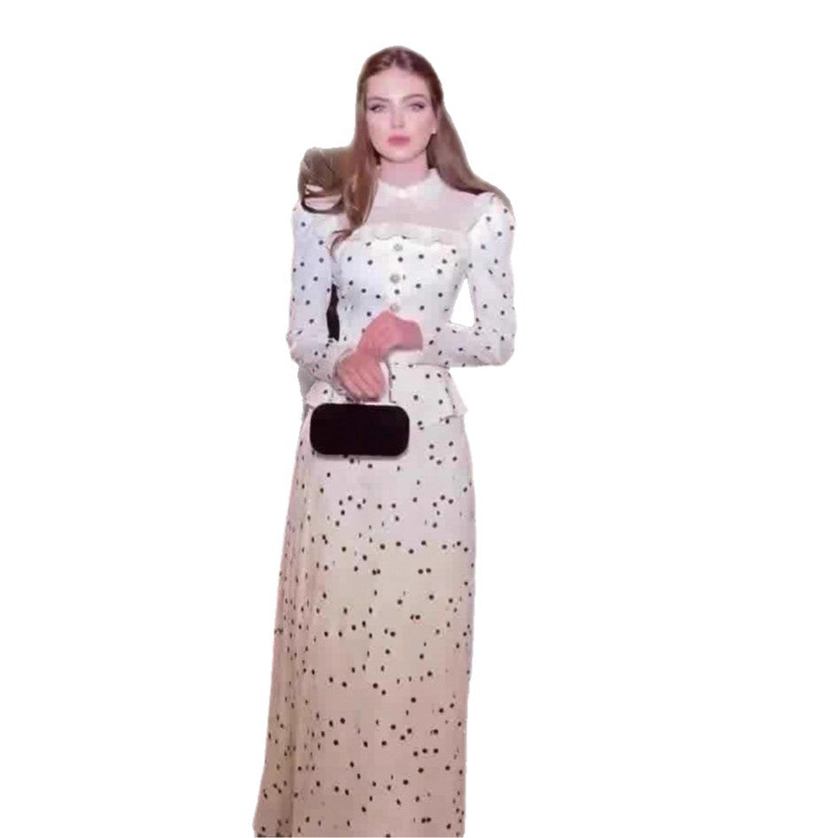 Women's Autumn Retro Elegance Long Sleeve Dress Dresses