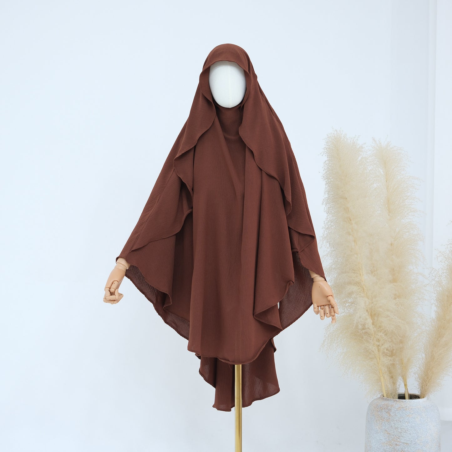 Casual Trendy Solid Color Turban Turkish Dresses
