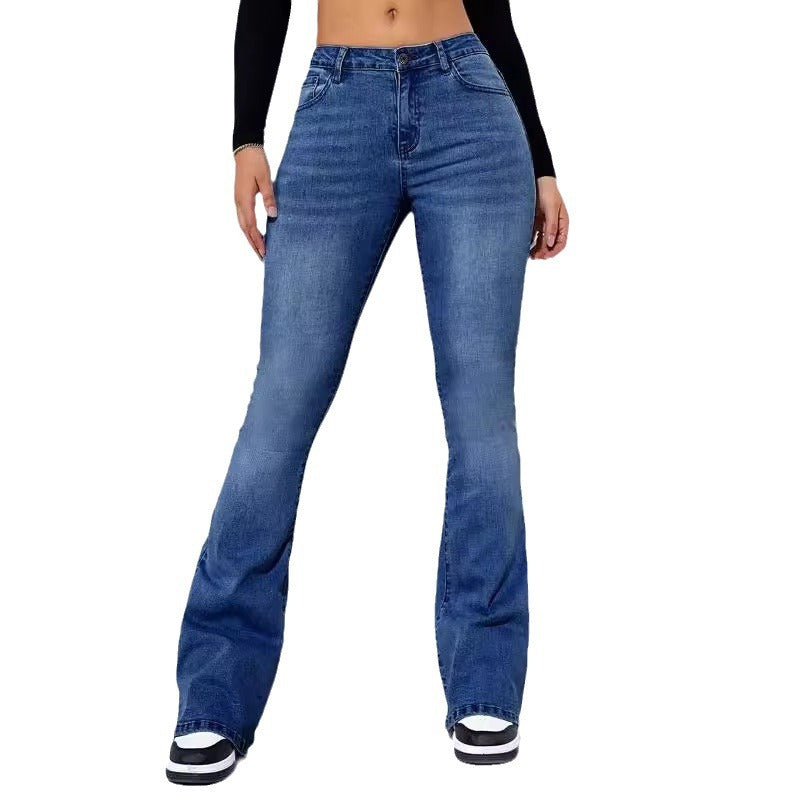 Straight Slim Fit Slimming Versatile Stretch Jeans