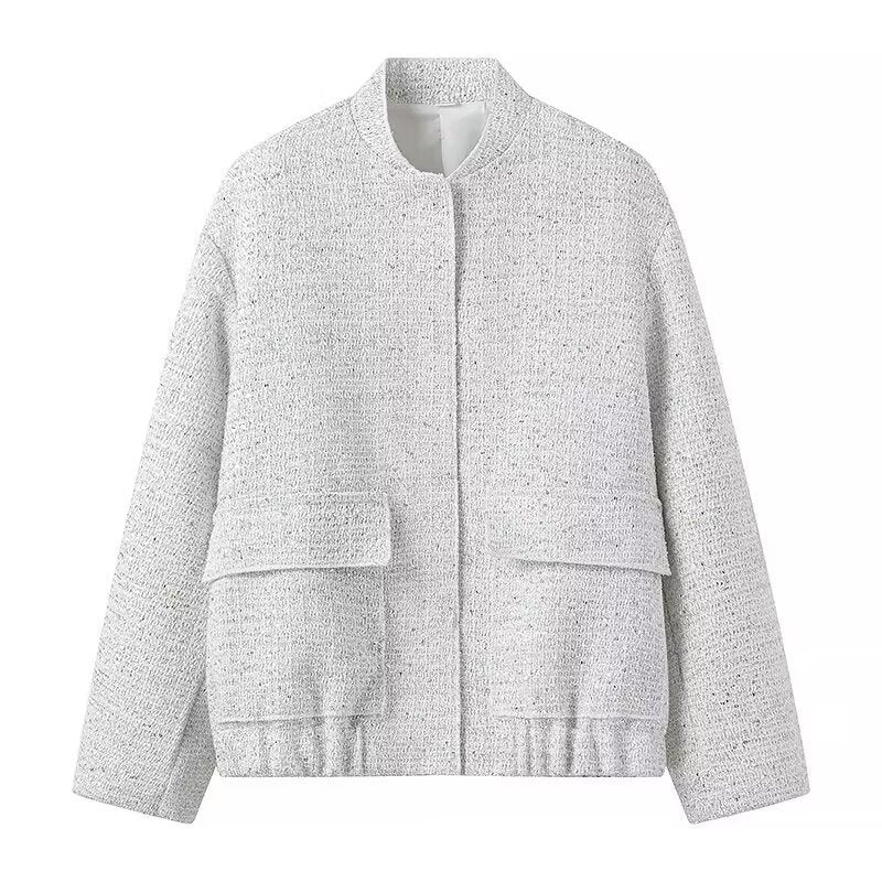Women's French Style Fashion Loose Slimming Sequined Coats