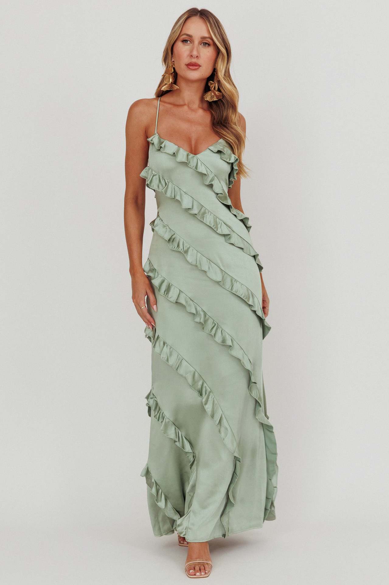 Women's Autumn Hot Solid Color Sleeveless Halter Dresses