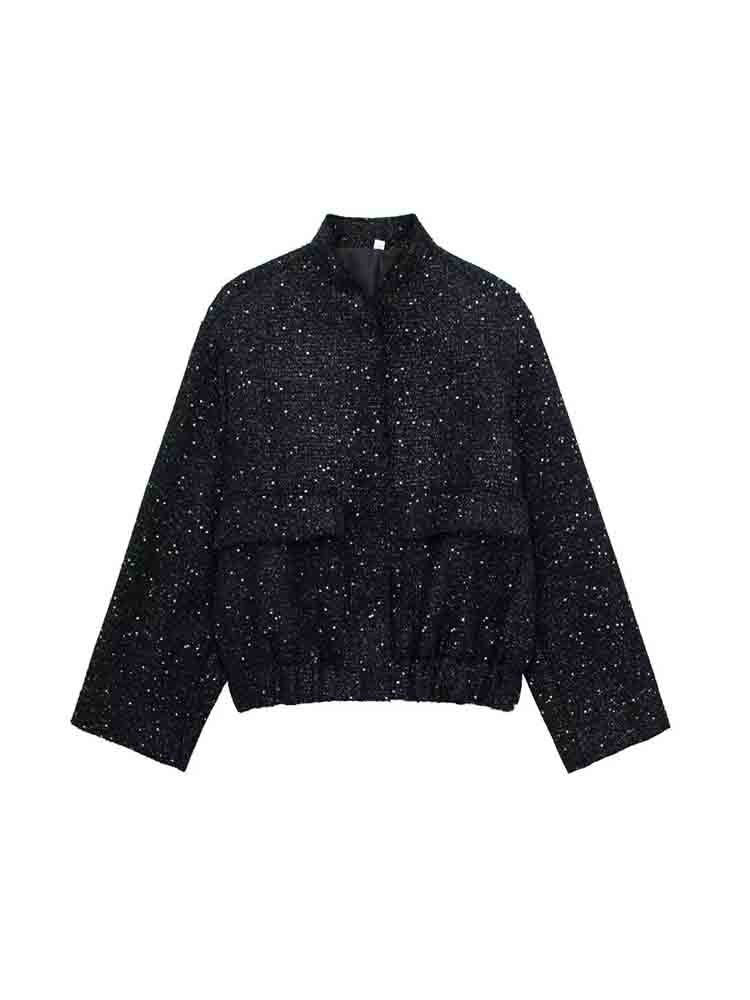 Women's Garden Collar Pockets With Hidden Buttons Coats