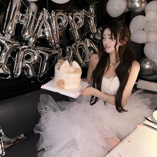 Princess Pettiskirt High-grade Tube Dress Adult Tops