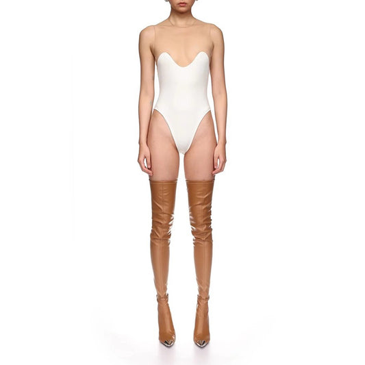 Corset Female Spring Personality Seamless Design Jumpsuits