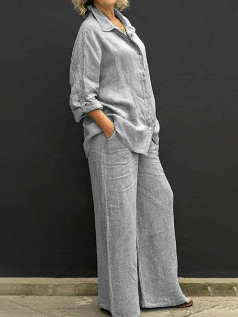 Women's Color Shirt Outfit Leisure Urban Suits