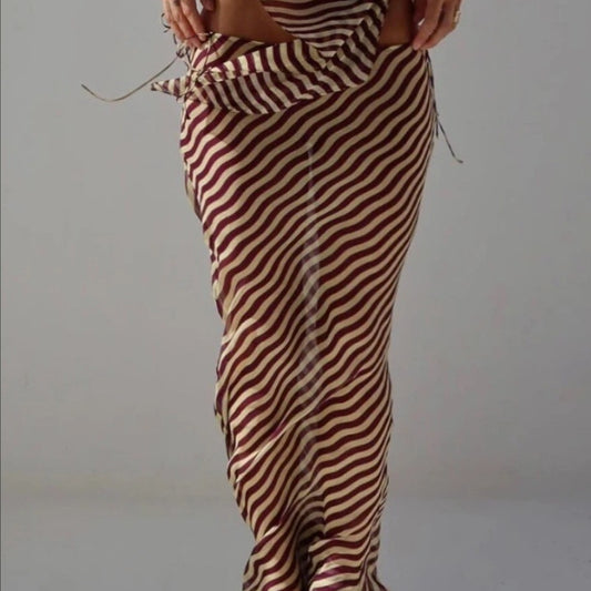 Women's Light Zebra Summer Striped Print Fashion Skirts