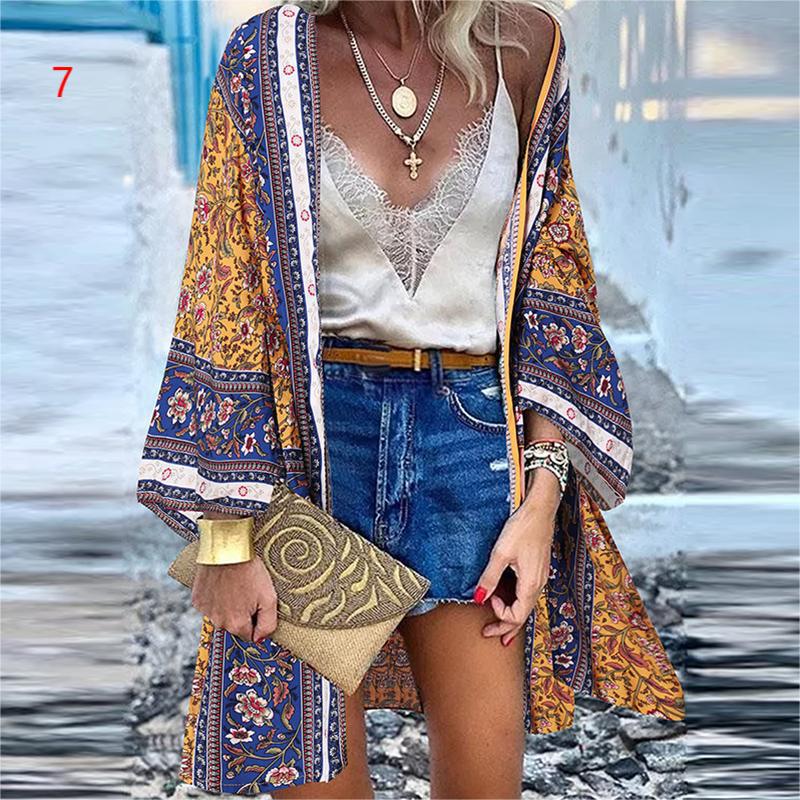 Women's Casual Fashion Trend Vacation Batwing Long Blouses