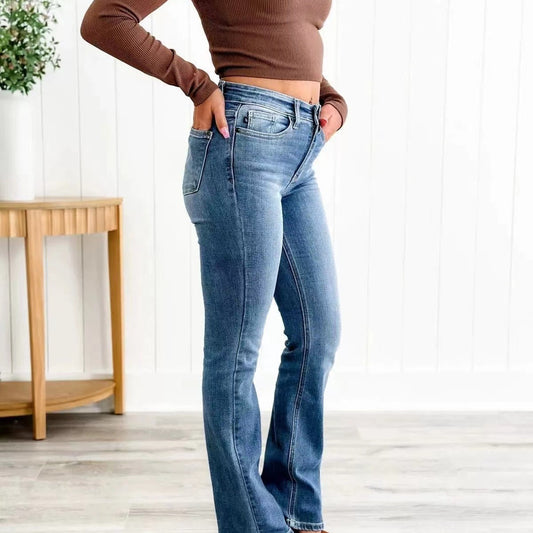 Women's Trendy Durable Slouchy Elastic Slimming Jeans