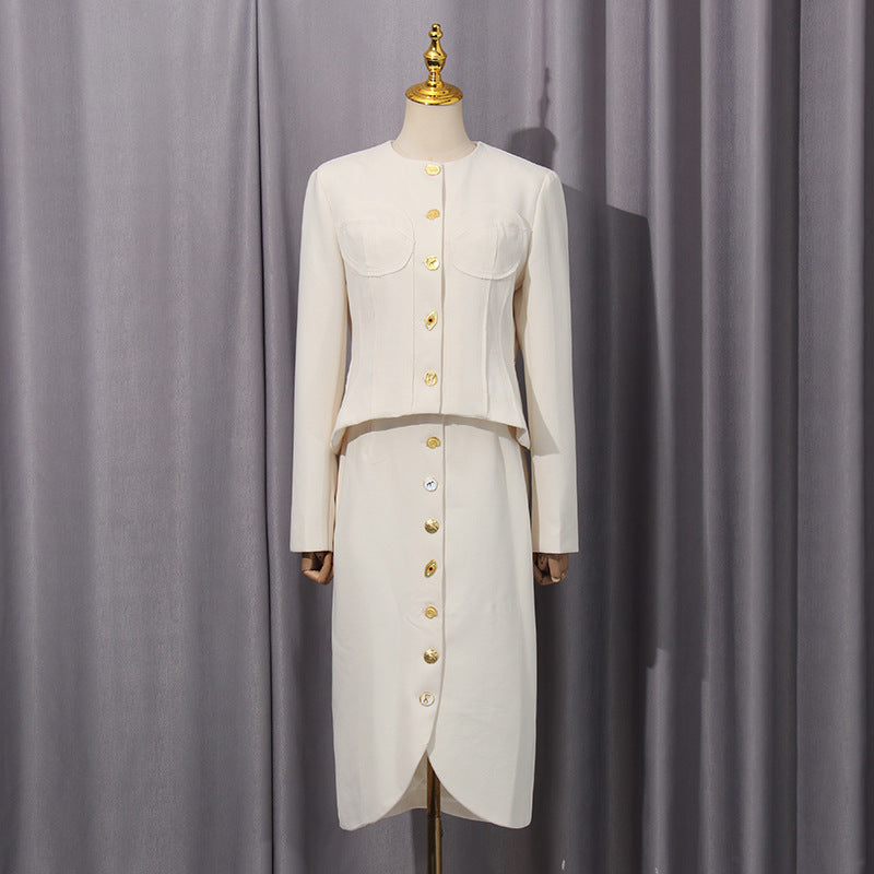 Women's Classic Style Two-piece Summer Round Neck Suits
