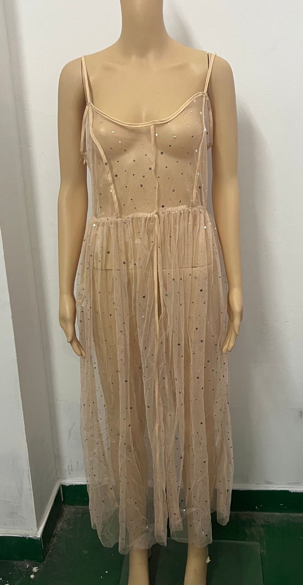 Street Straps Tulle Bikini Cover Dress Star Dresses