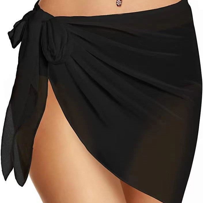 Women's Sarong Beach Chiffon Half-length Wrap Outdoor Skirts