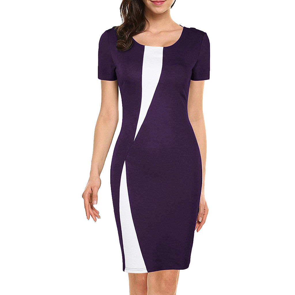 Women's Summer Stretch Slim Pencil Sexy Tight Casual Dress