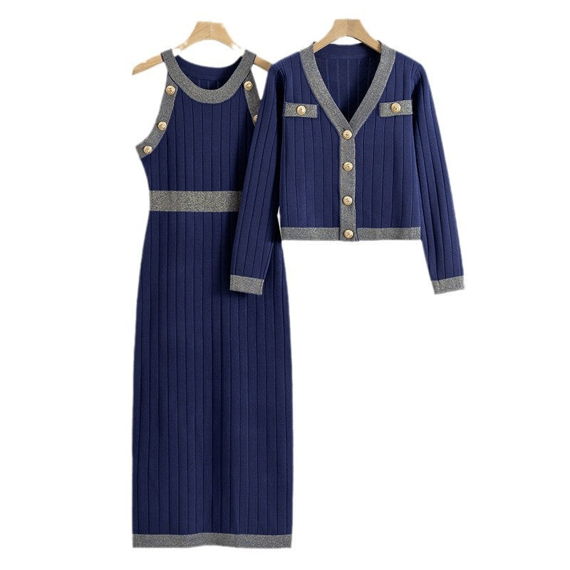 Temperament High Waist Fashion Two-piece Set Suits